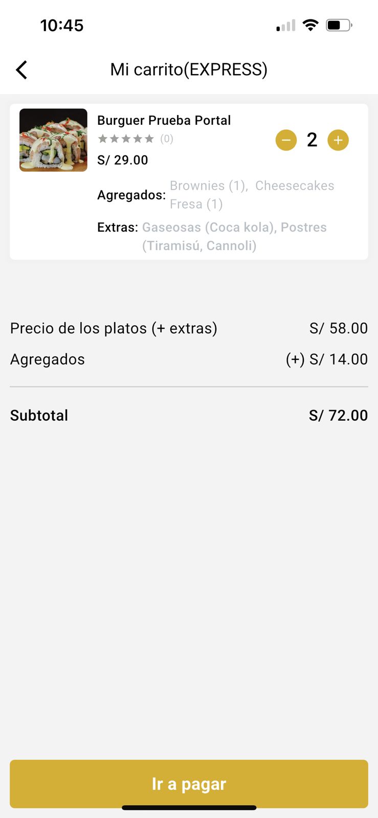Captura de la app